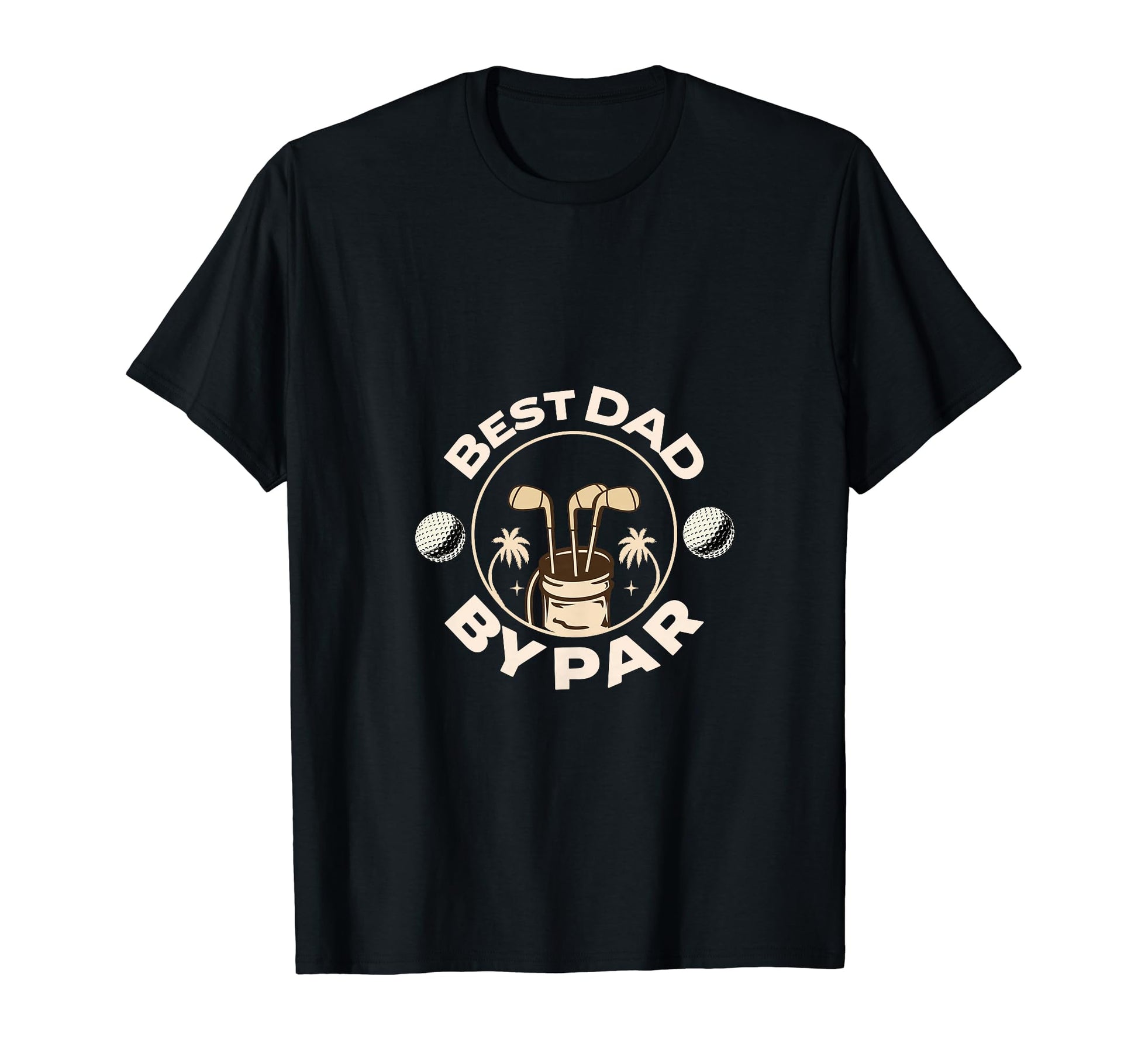 Best Dad Par Golf Golfer Golfing T-Shirt - Custom Art Print Unisex - T-Shirt, Sweatshirt, Hoodie