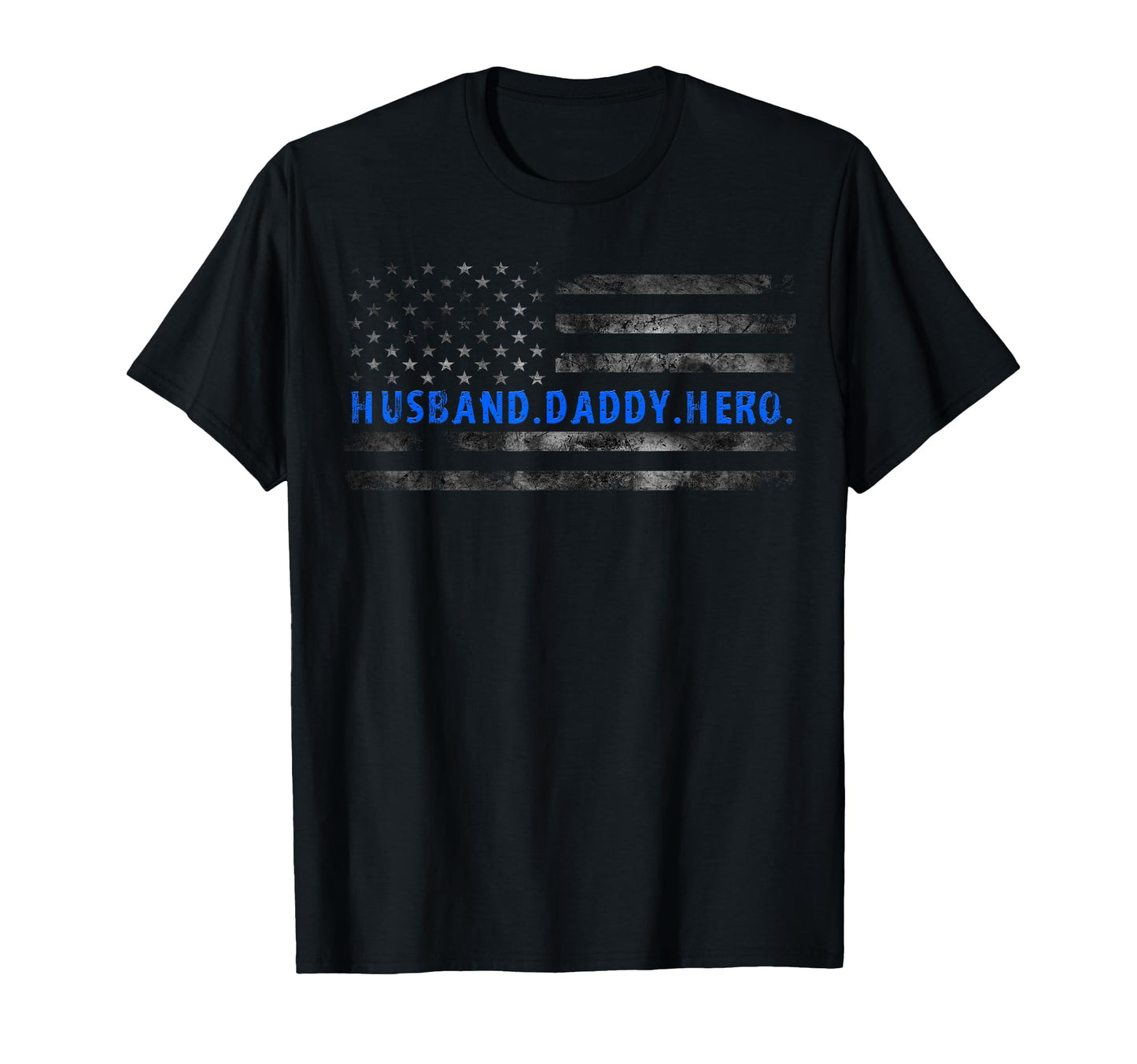 Thin Blue Line Usa Flag Police T-Shirt - Aesthetic Graphic Men Women - T-Shirt, Sweatshirt, Hoodie
