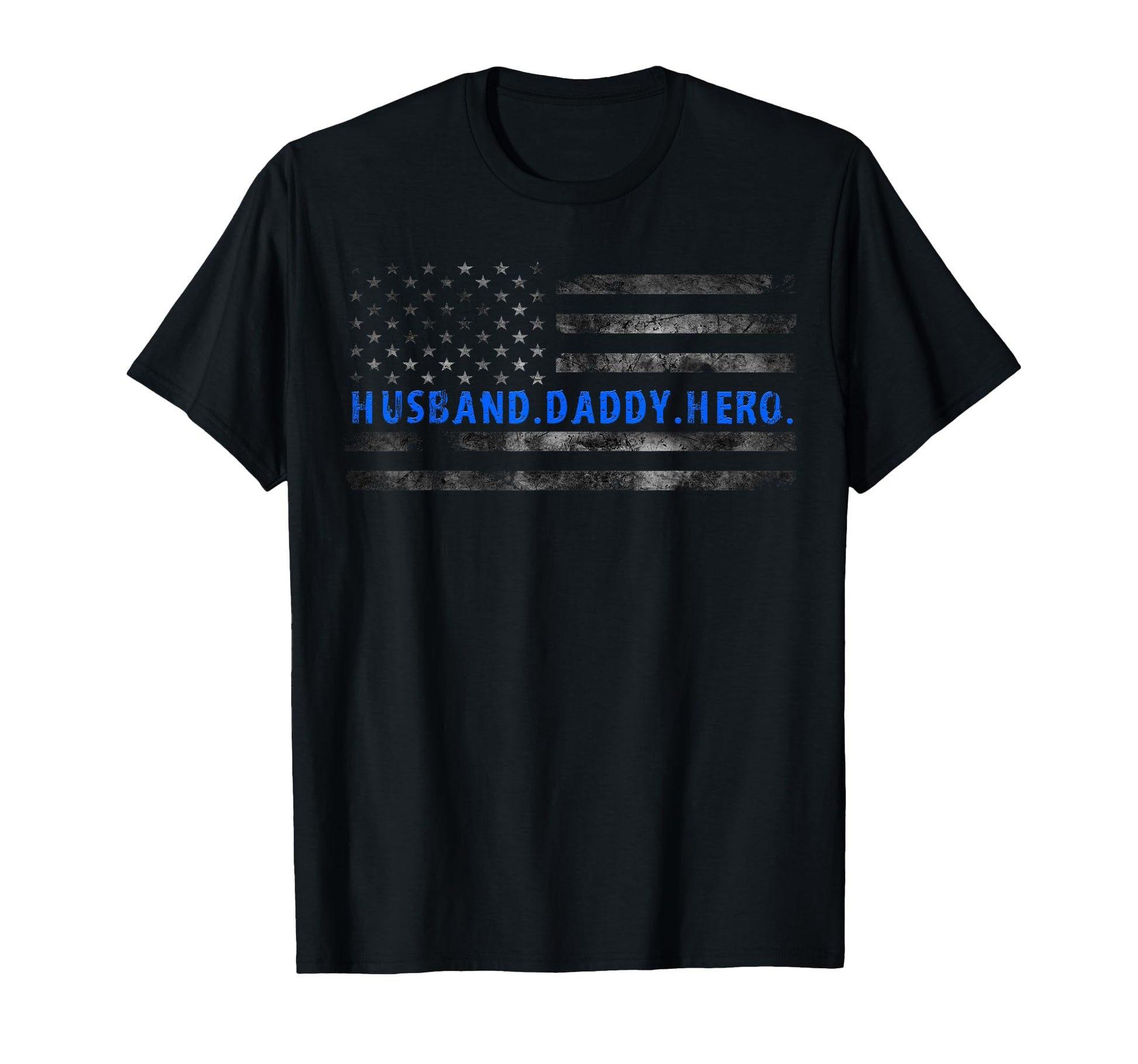 Thin Blue Line Usa Flag Police T-Shirt - Aesthetic Graphic Men Women - T-Shirt, Sweatshirt, Hoodie