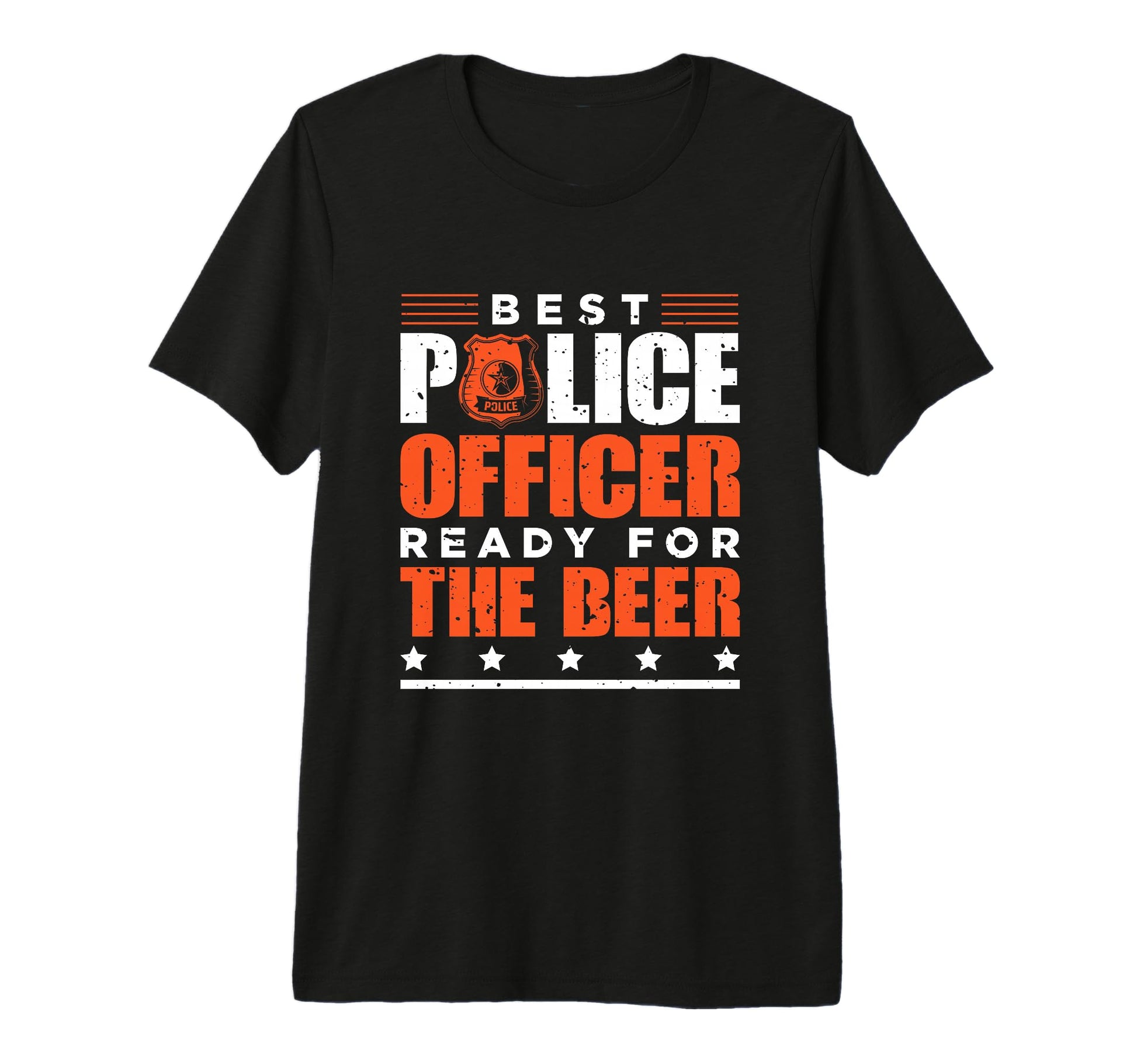 Thin Blue Line Best Police Officer T-Shirt - Graphic Print for Adults - T-Shirt, Sweatshirt, Hoodie