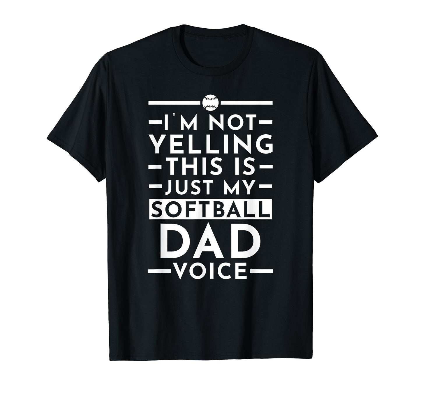 Im Not Yelling This Is Just My T-Shirt - Minimalist Print Men Women - T-Shirt, Sweatshirt, Hoodie