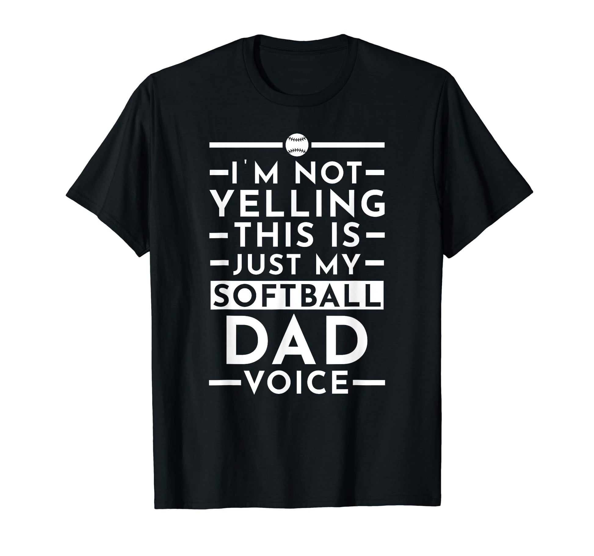 Im Not Yelling This Is Just My T-Shirt - Minimalist Print Men Women - T-Shirt, Sweatshirt, Hoodie