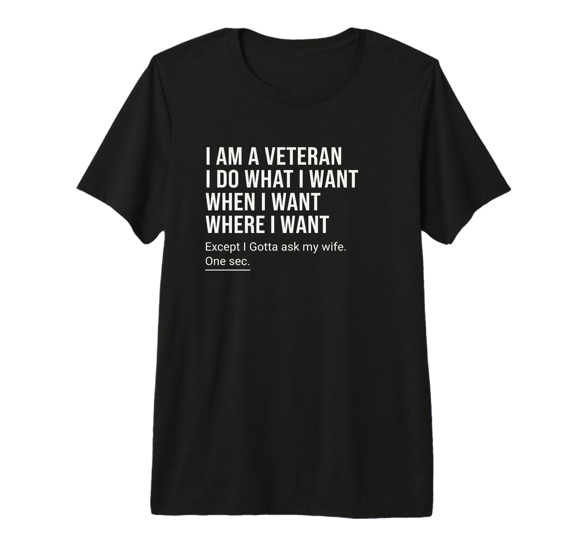 I Am Veteran I Do What I Want When I T-Shirt - Novelty Apparel for Adults - T-Shirt, Sweatshirt, Hoodie