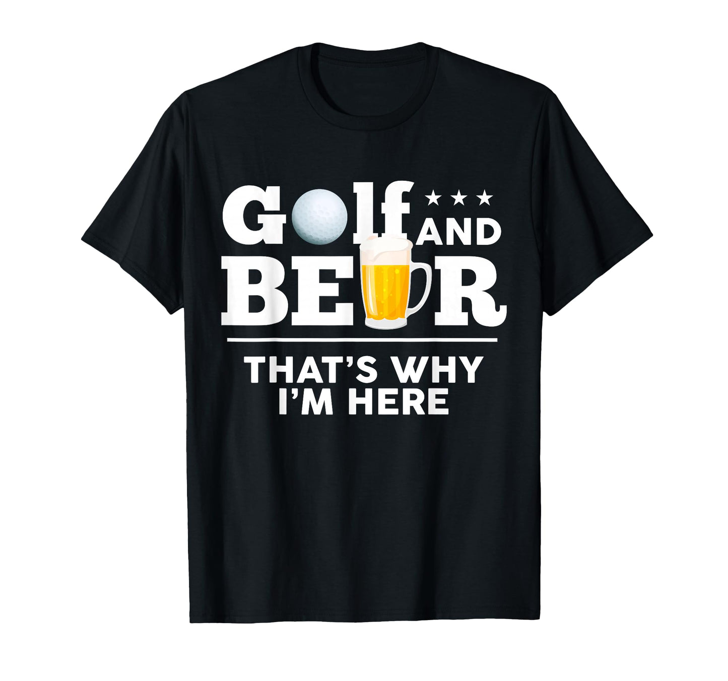 Golf And Beer Joke Dad Funny Fathers Day T-Shirt - Streetwear Style Unisex - T-Shirt, Sweatshirt, Hoodie