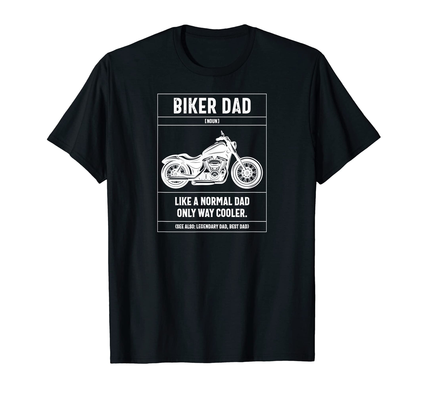 Mens Biker Dad Like Normal Dad Only Way T-Shirt - Streetwear Style Unisex - T-Shirt, Sweatshirt, Hoodie