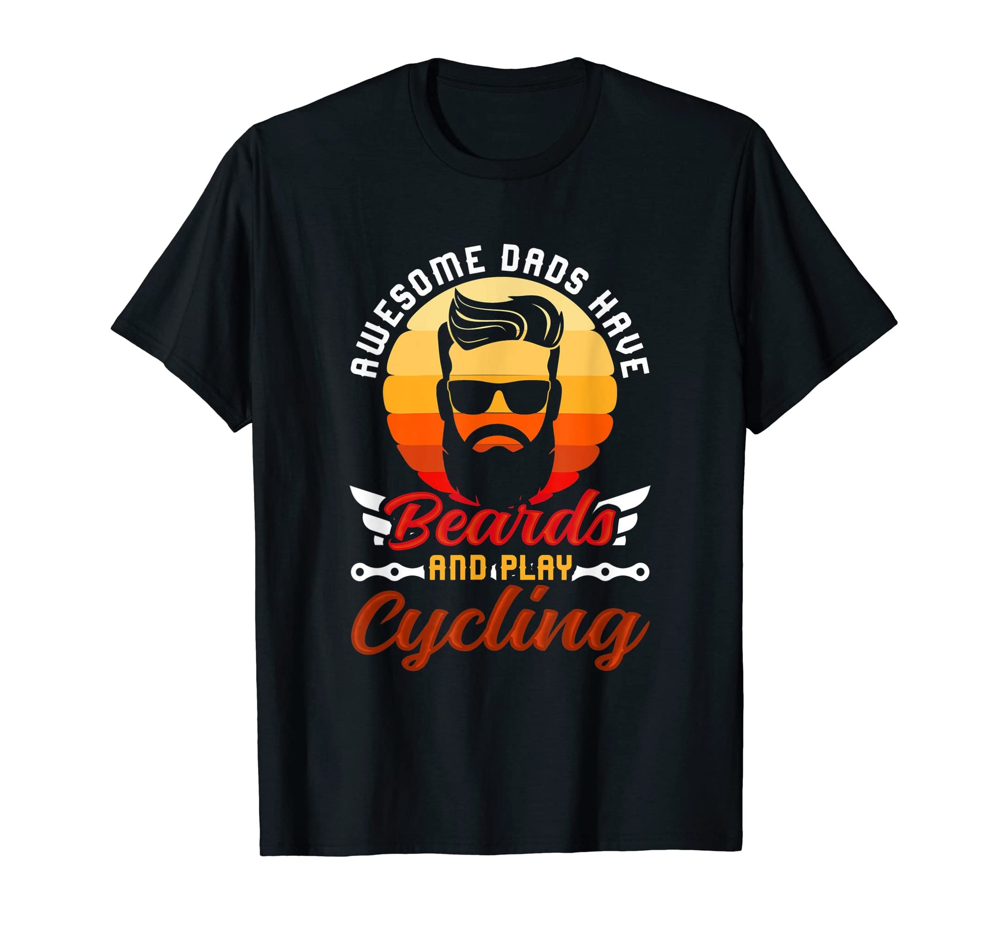 Awesome Dads Have Beards And Play T-Shirt - Streetwear Style Unisex - T-Shirt, Sweatshirt, Hoodie