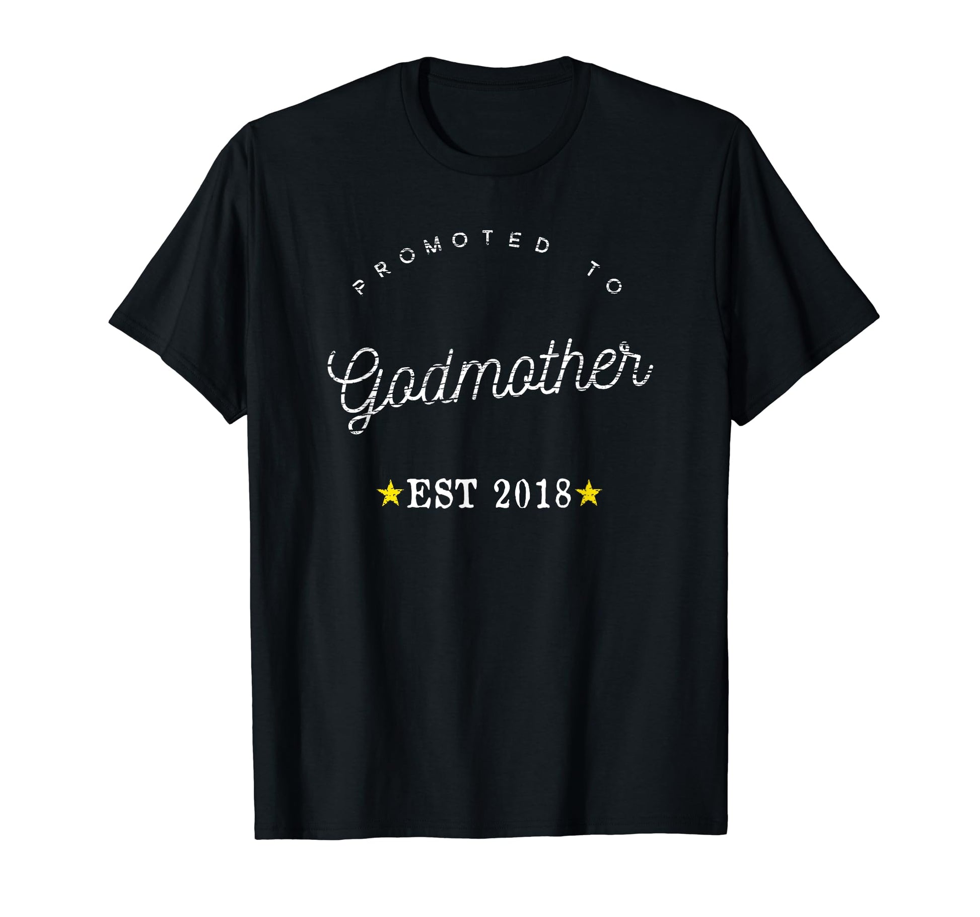Promoted To Godmother New To Be T-Shirt - Custom Art Print Unisex - T-Shirt, Sweatshirt, Hoodie