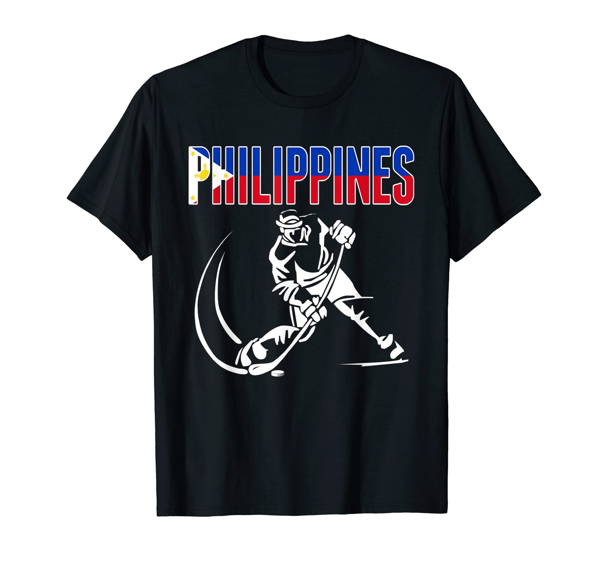 Philippines Ice Hockey Lovers Jersey T-Shirt - Minimalist Print Men Women - T-Shirt, Sweatshirt, Hoodie