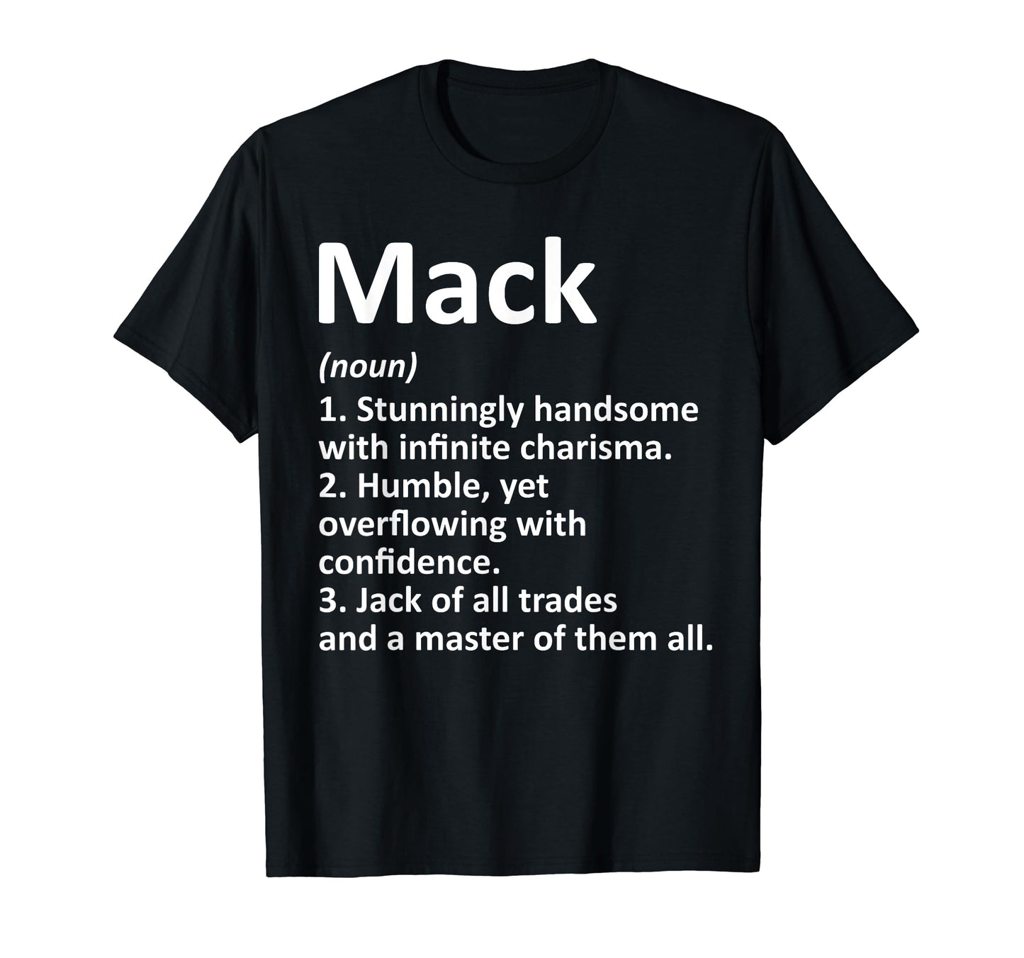 Mack Definition Personalized Name T-Shirt - Aesthetic Graphic Men Women - T-Shirt, Sweatshirt, Hoodie