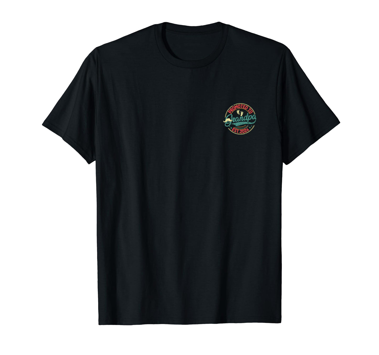 Promoted To Grandpa 2024 Gifts Fathers Day T-Shirt - Novelty Apparel Unisex - T-Shirt, Sweatshirt, Hoodie