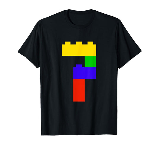 7Th Birthday This Little Builder Is 7 T-Shirt - Trendy Graphic Men Women - T-Shirt, Sweatshirt, Hoodie