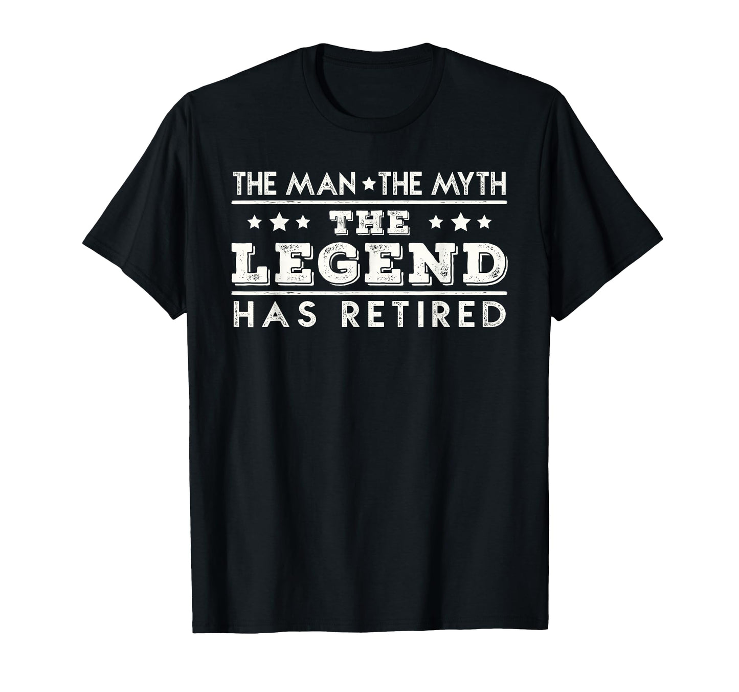 Myth Legend Has Retired Retirement T-Shirt - Trendy Graphic for Adults - T-Shirt, Sweatshirt, Hoodie