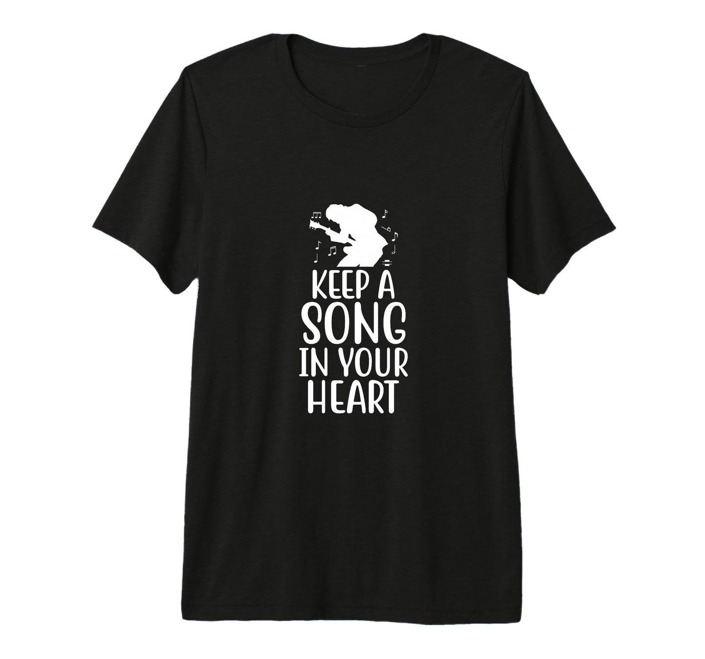 Keep Song Your Heart Music Lover T-Shirt - Casual Everyday Wear Men Women - T-Shirt, Sweatshirt, Hoodie