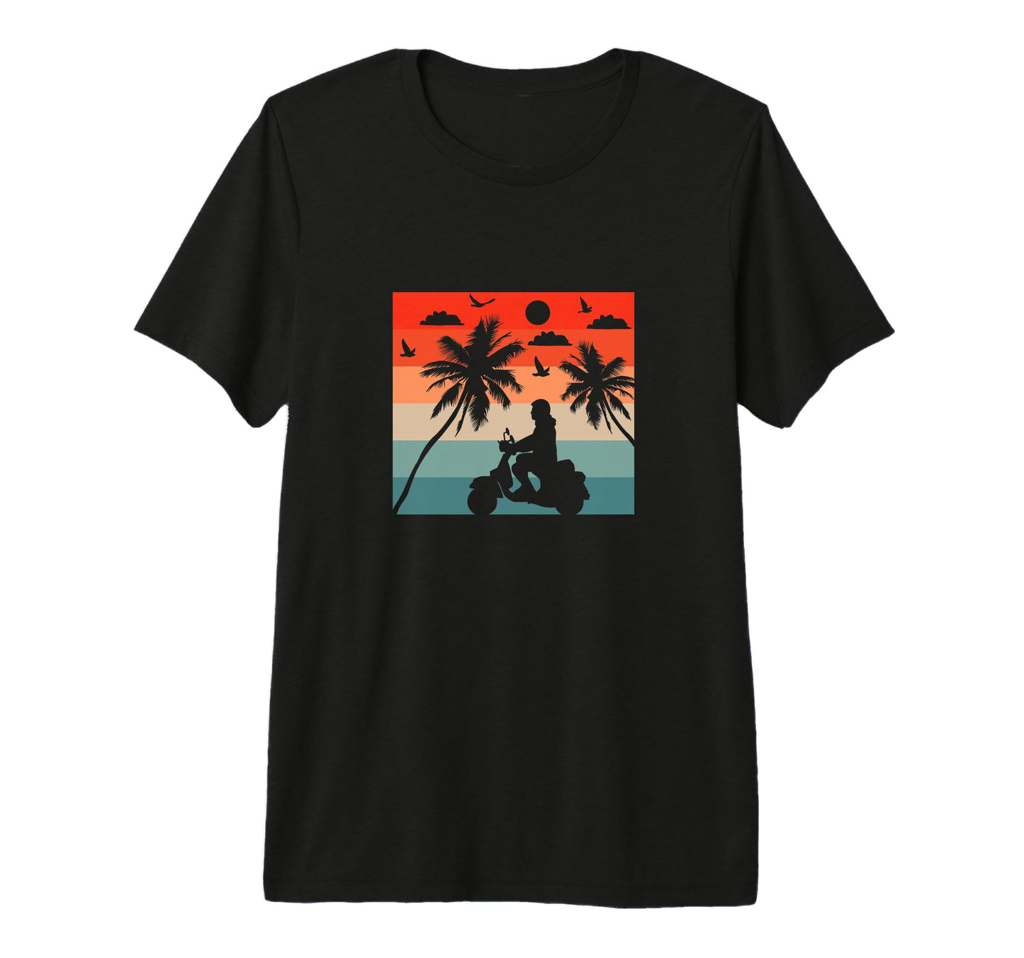 Motorcycle Lover Motor Scooter Rider T-Shirt - Novelty Apparel Men Women - T-Shirt, Sweatshirt, Hoodie