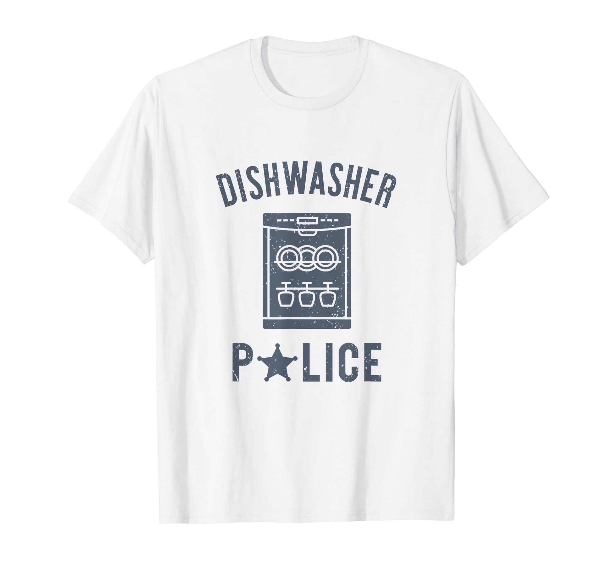 Dishwasher Police Funny Fathers Day T-Shirt - Aesthetic Graphic for Adults - T-Shirt, Sweatshirt, Hoodie
