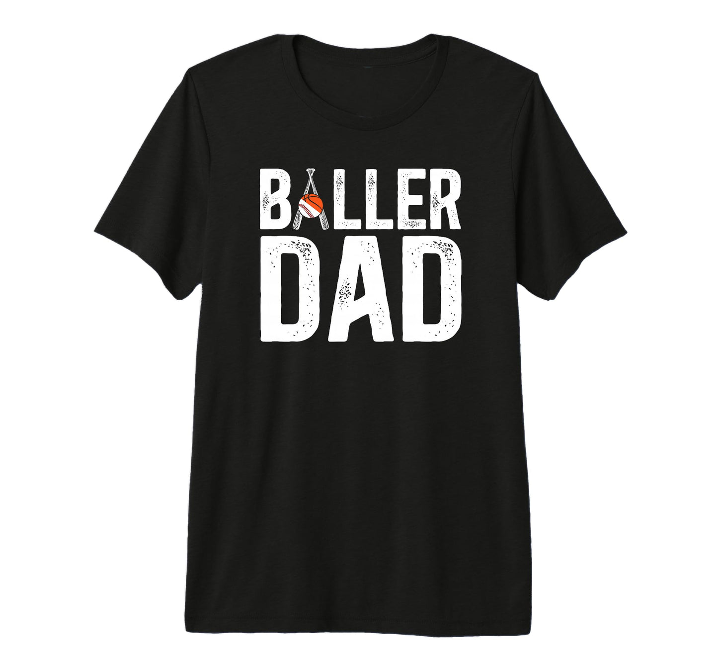 Mens Baller Dad Proud Baseball T-Shirt - Unique Graphic for Adults - T-Shirt, Sweatshirt, Hoodie
