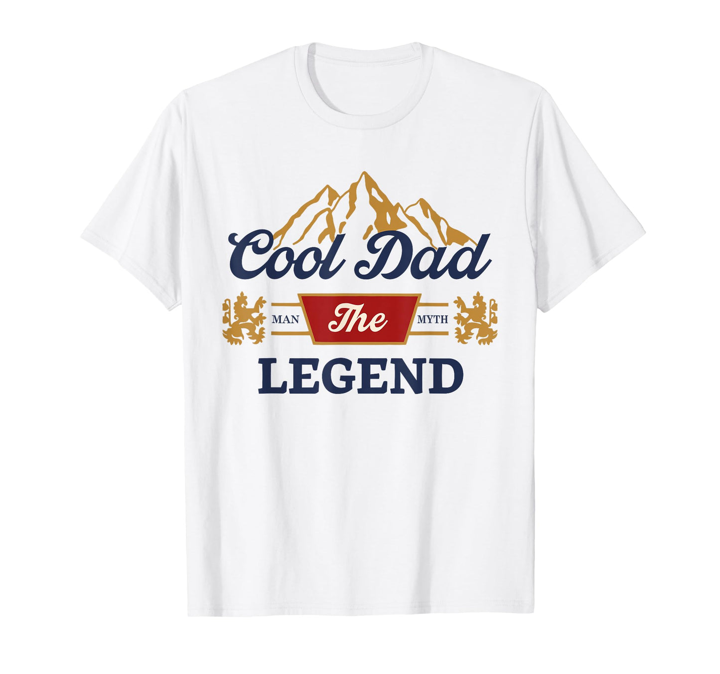 Dad Myth Legend Fathers Day Mens T-Shirt - Graphic Print Unisex - T-Shirt, Sweatshirt, Hoodie
