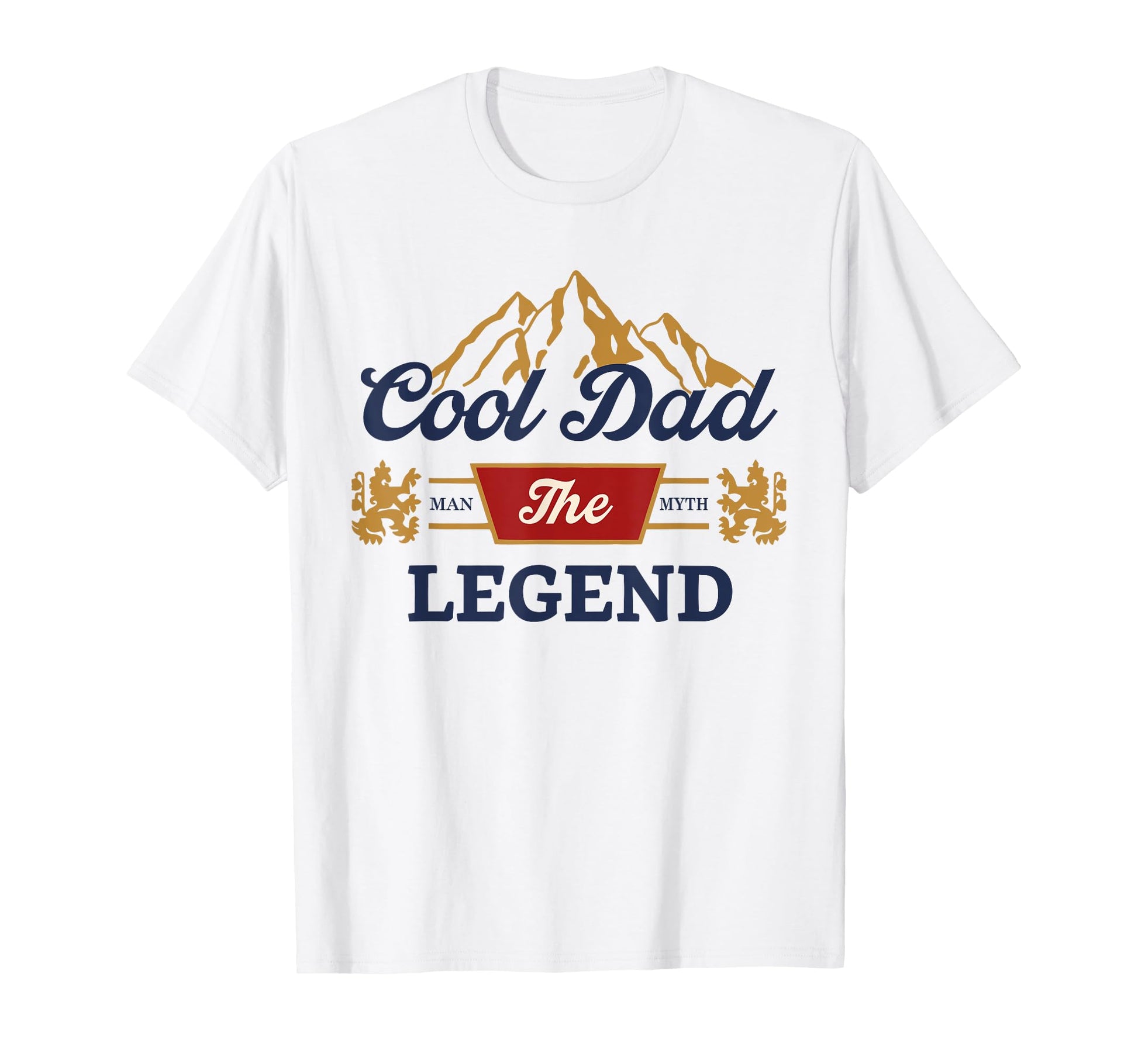 Dad Myth Legend Fathers Day Mens T-Shirt - Graphic Print Unisex - T-Shirt, Sweatshirt, Hoodie