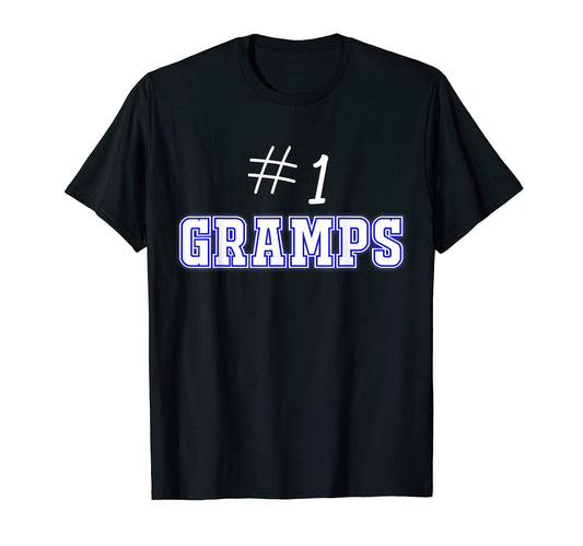 1 Gramps Grandfather Grandpa Pops T-Shirt - Minimalist Print for Adults - T-Shirt, Sweatshirt, Hoodie