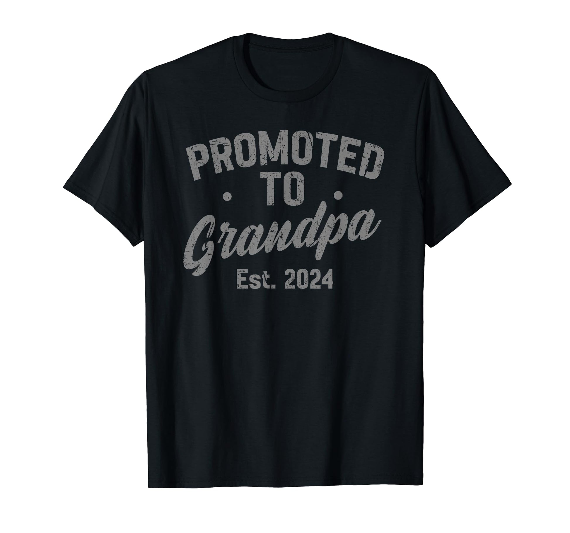 Promoted To Grandpa 2024 Pregnancy T-Shirt - Minimalist Print Unisex - T-Shirt, Sweatshirt, Hoodie