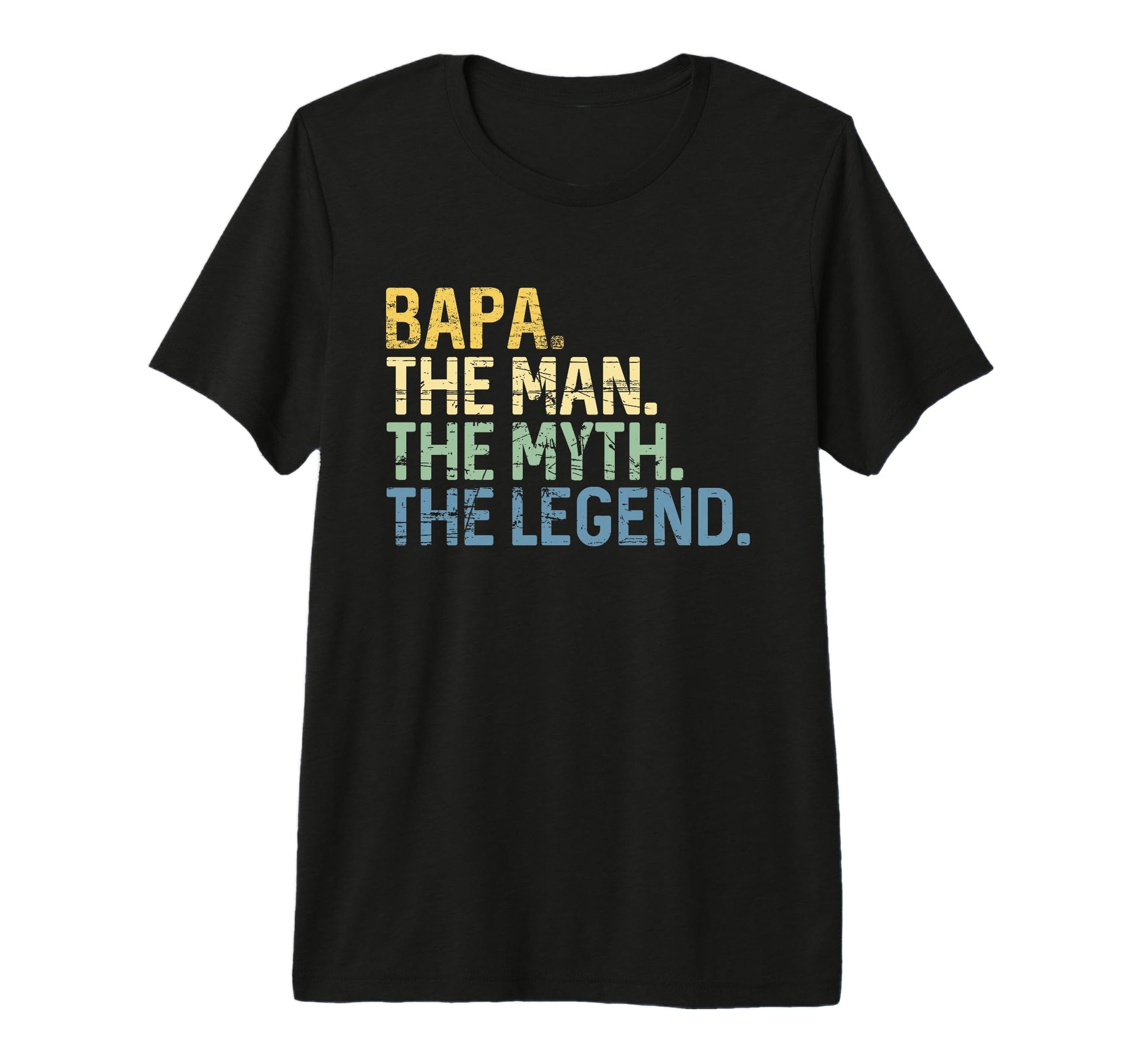 Mens Bapa Myth Legend Gift Dad Papa T-Shirt - Unique Graphic for Adults - T-Shirt, Sweatshirt, Hoodie