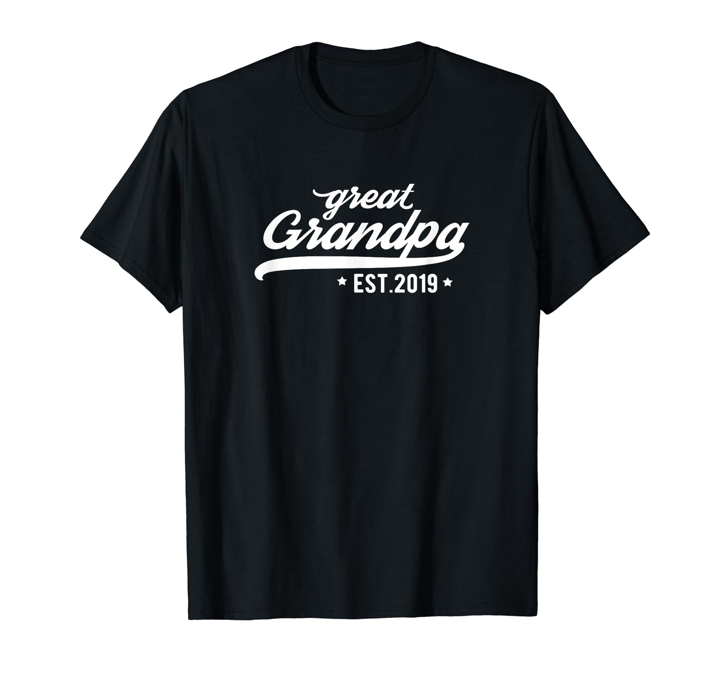 Great Grandpa 2019 Promoted To Great T-Shirt - Graphic Print for Adults - T-Shirt, Sweatshirt, Hoodie