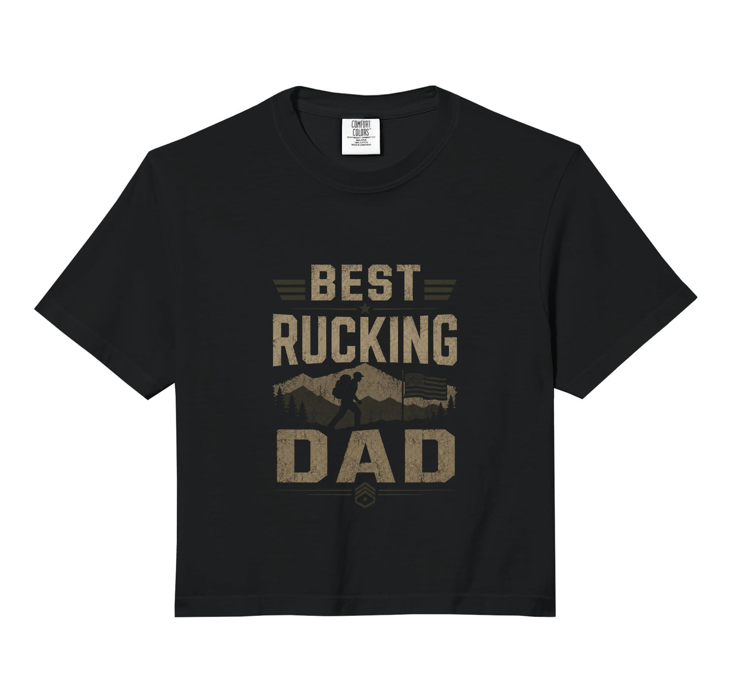 Best Rucking Dad Funny Hiking Rucker Hoodie - Unique Graphic Unisex - T-Shirt, Sweatshirt, Hoodie