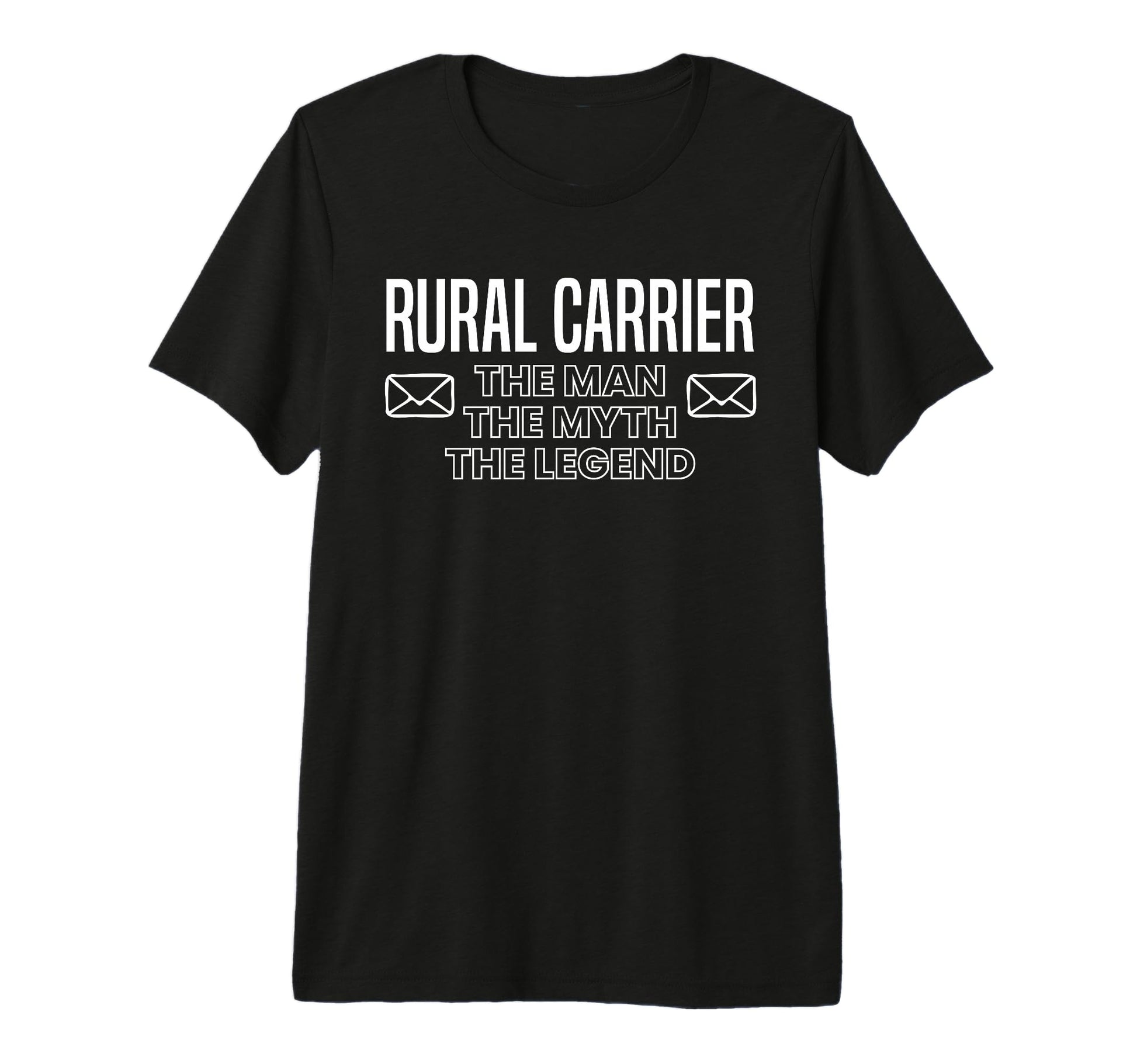 Mens Rural Carrier Myth Legend Dad Tri T-Shirt - Trendy Graphic Men Women - T-Shirt, Sweatshirt, Hoodie