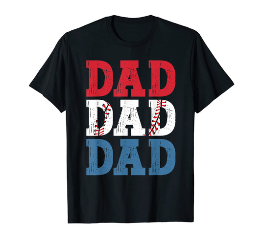 Baseball Dad Fathers Day Family Game T-Shirt - Trendy Graphic for Adults - T-Shirt, Sweatshirt, Hoodie