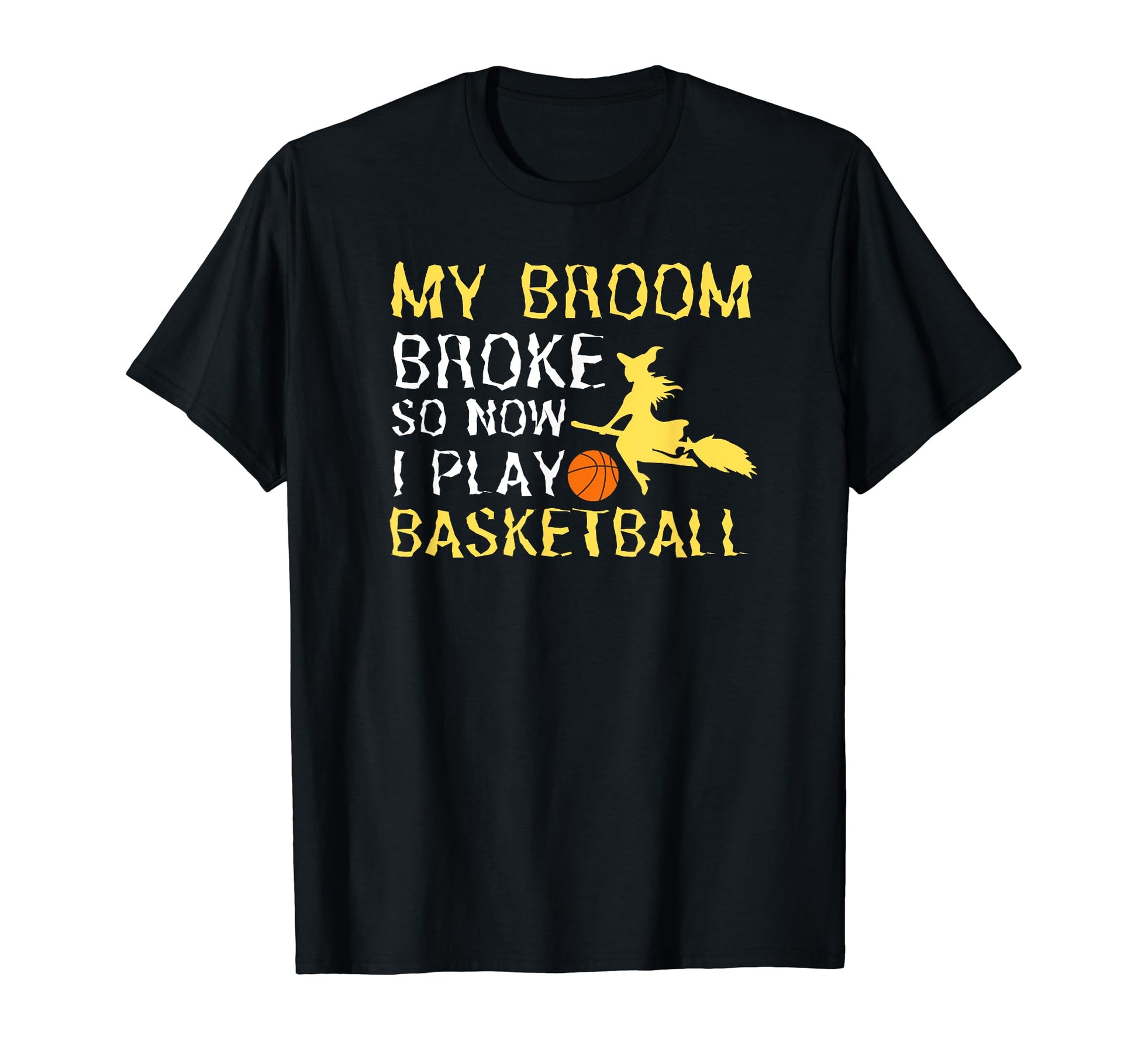 Basketball Halloween Trick Or Treat T-Shirt - Casual Everyday Wear Unisex - T-Shirt, Sweatshirt, Hoodie