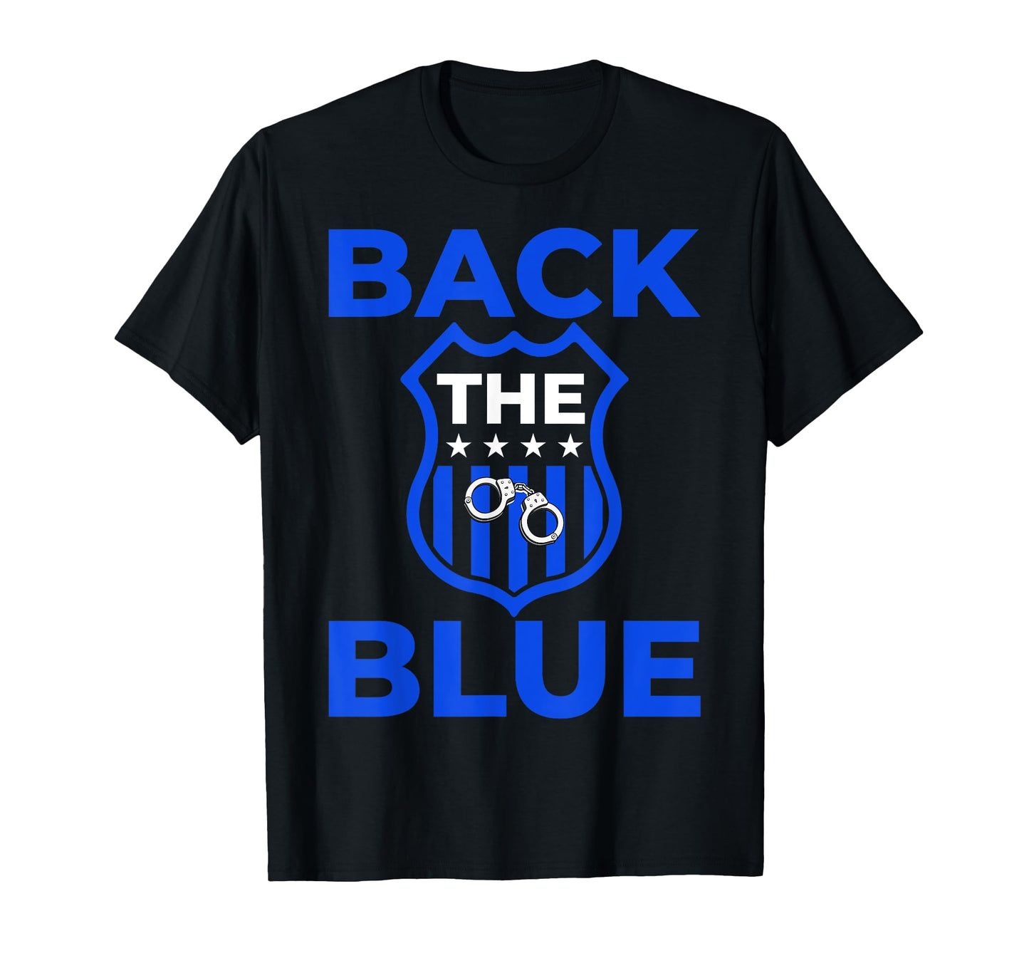 Back Blue Law Enforcement Blue Line T-Shirt - Minimalist Print Men Women - T-Shirt, Sweatshirt, Hoodie