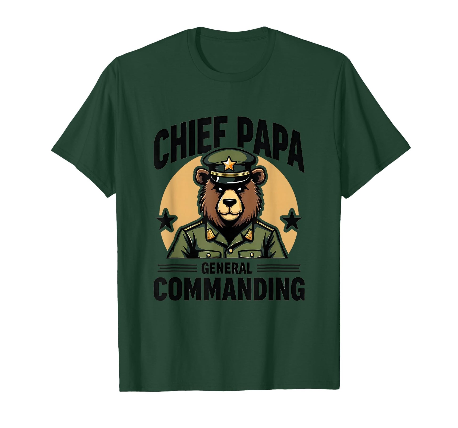 Chief Papa General Commanding Military T-Shirt - Streetwear Style Unisex - T-Shirt, Sweatshirt, Hoodie