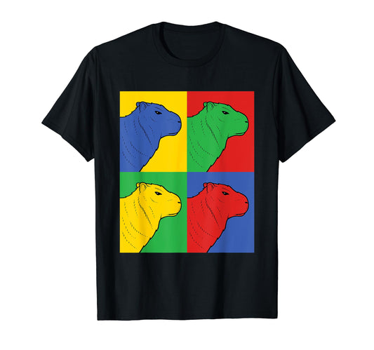 Capybara Pop Art Rodent T-Shirt - Streetwear Style Men Women - T-Shirt, Sweatshirt, Hoodie