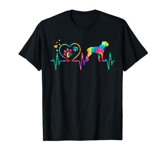Cane Corso Mom Dad Heartbeat Tie Dye T-Shirt - Streetwear Style Men Women - T-Shirt, Sweatshirt, Hoodie