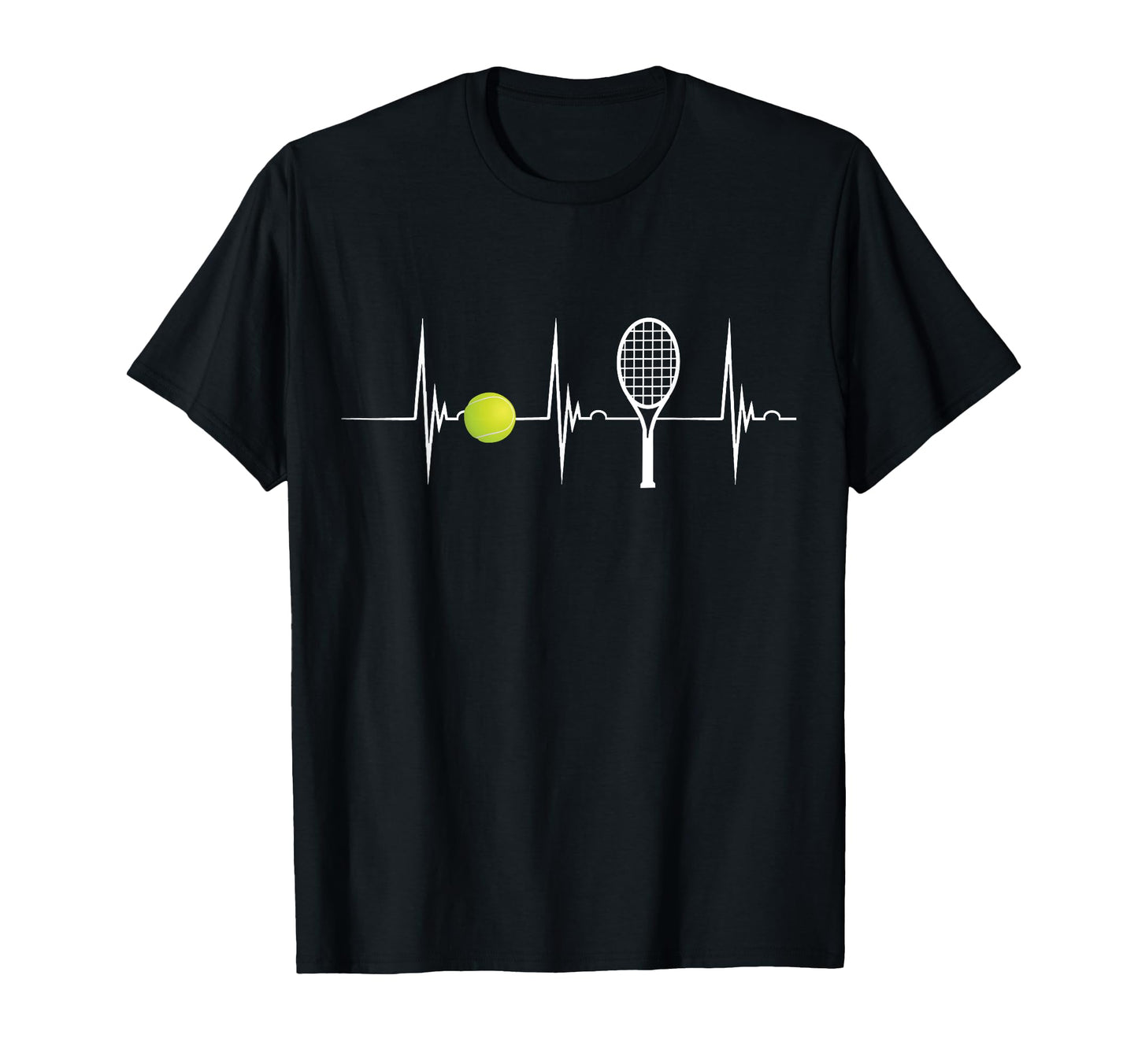 Tennis Lover Tennis Heartbeat Ekg Pulse T-Shirt - Streetwear Style Unisex - T-Shirt, Sweatshirt, Hoodie