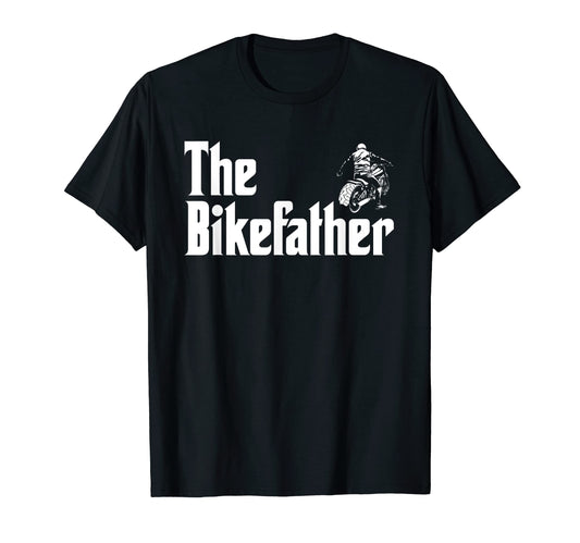 Bikefather Motorcycle Daddy Motorcycle T-Shirt - Minimalist Print Unisex - T-Shirt, Sweatshirt, Hoodie