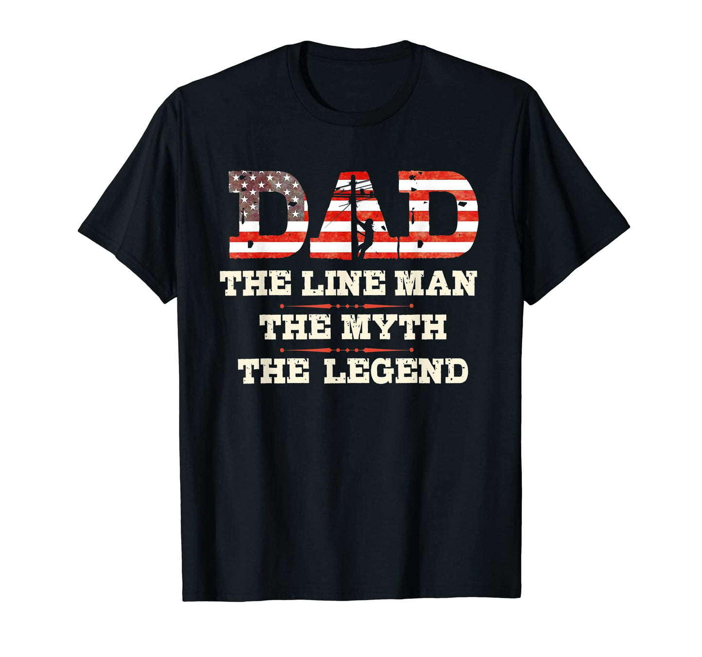 Lineman Gifts Line Worker Dad Lineman T-Shirt - Graphic Print Men Women - T-Shirt, Sweatshirt, Hoodie