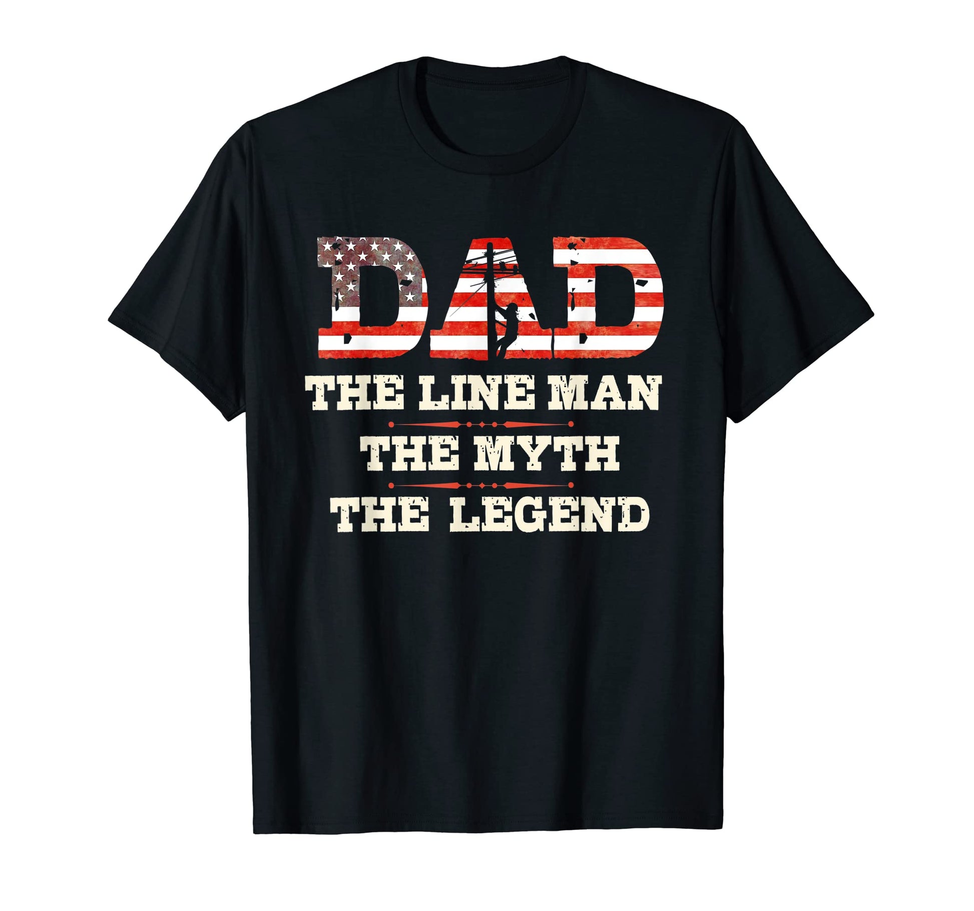 Lineman Gifts Line Worker Dad Lineman T-Shirt - Graphic Print Men Women - T-Shirt, Sweatshirt, Hoodie