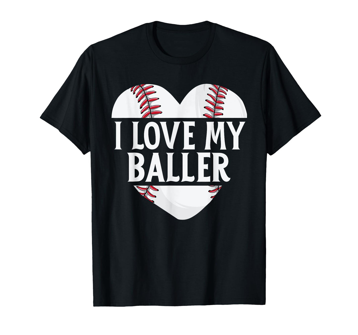 Baseball Dad Fathers Day Gift I Love T-Shirt - Custom Art Print for Adults - T-Shirt, Sweatshirt, Hoodie