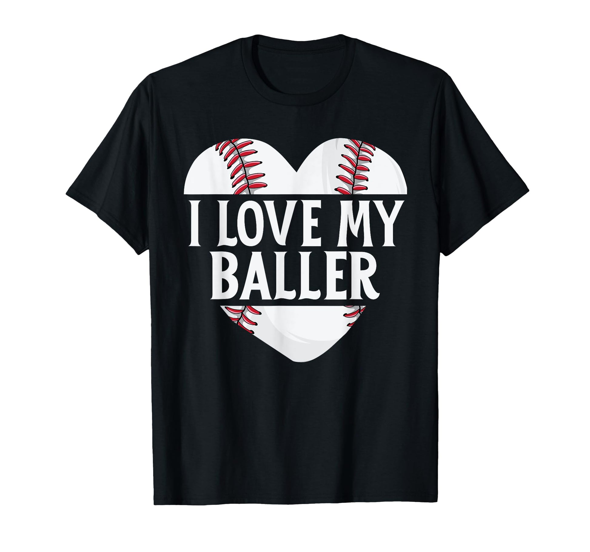 Baseball Dad Fathers Day Gift I Love T-Shirt - Custom Art Print for Adults - T-Shirt, Sweatshirt, Hoodie