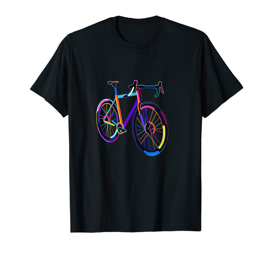 Bright Road Bike Cycle Mum Or Dads T-Shirt - Trendy Graphic for Adults - T-Shirt, Sweatshirt, Hoodie