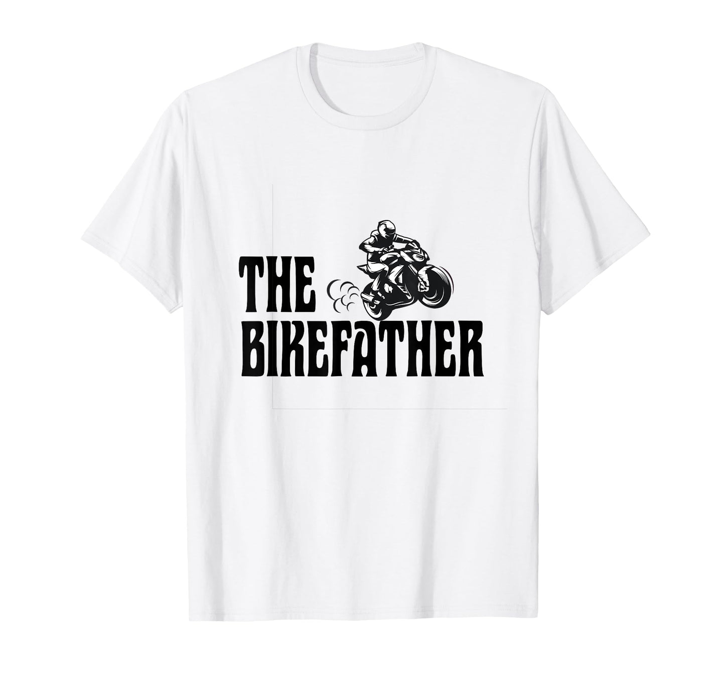 Biker Biker Dad Bikefather Funny Muscle T-Shirt - Graphic Print for Adults - T-Shirt, Sweatshirt, Hoodie
