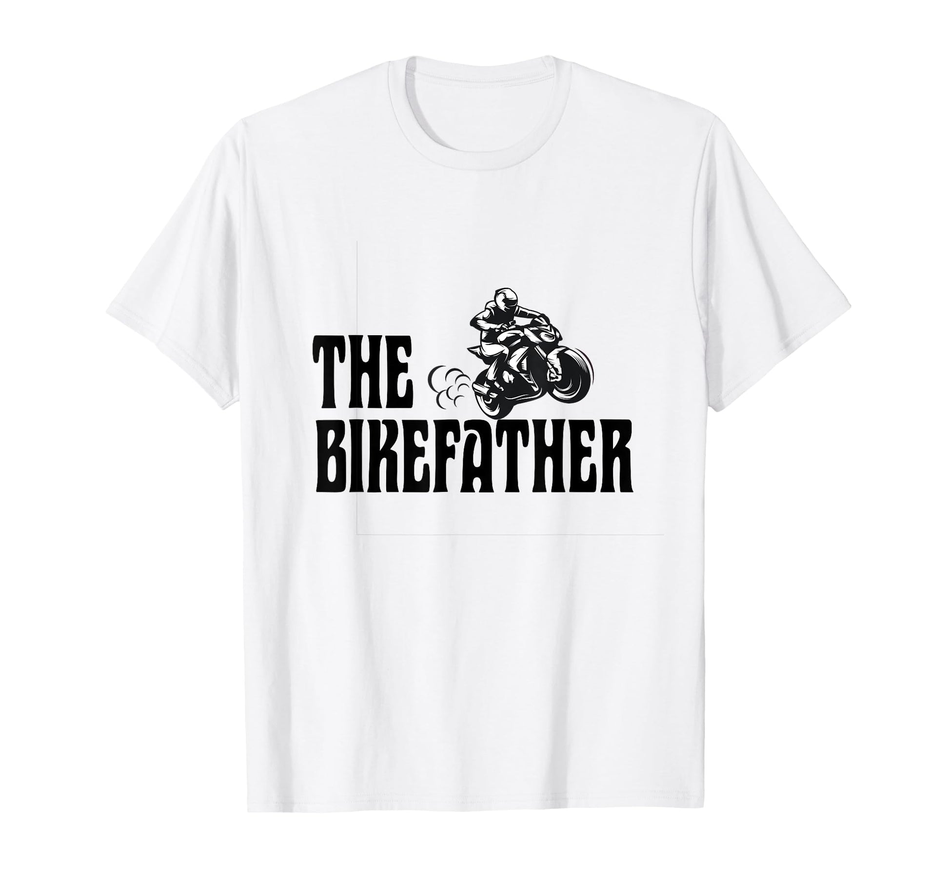 Biker Biker Dad Bikefather Funny Muscle T-Shirt - Graphic Print for Adults - T-Shirt, Sweatshirt, Hoodie