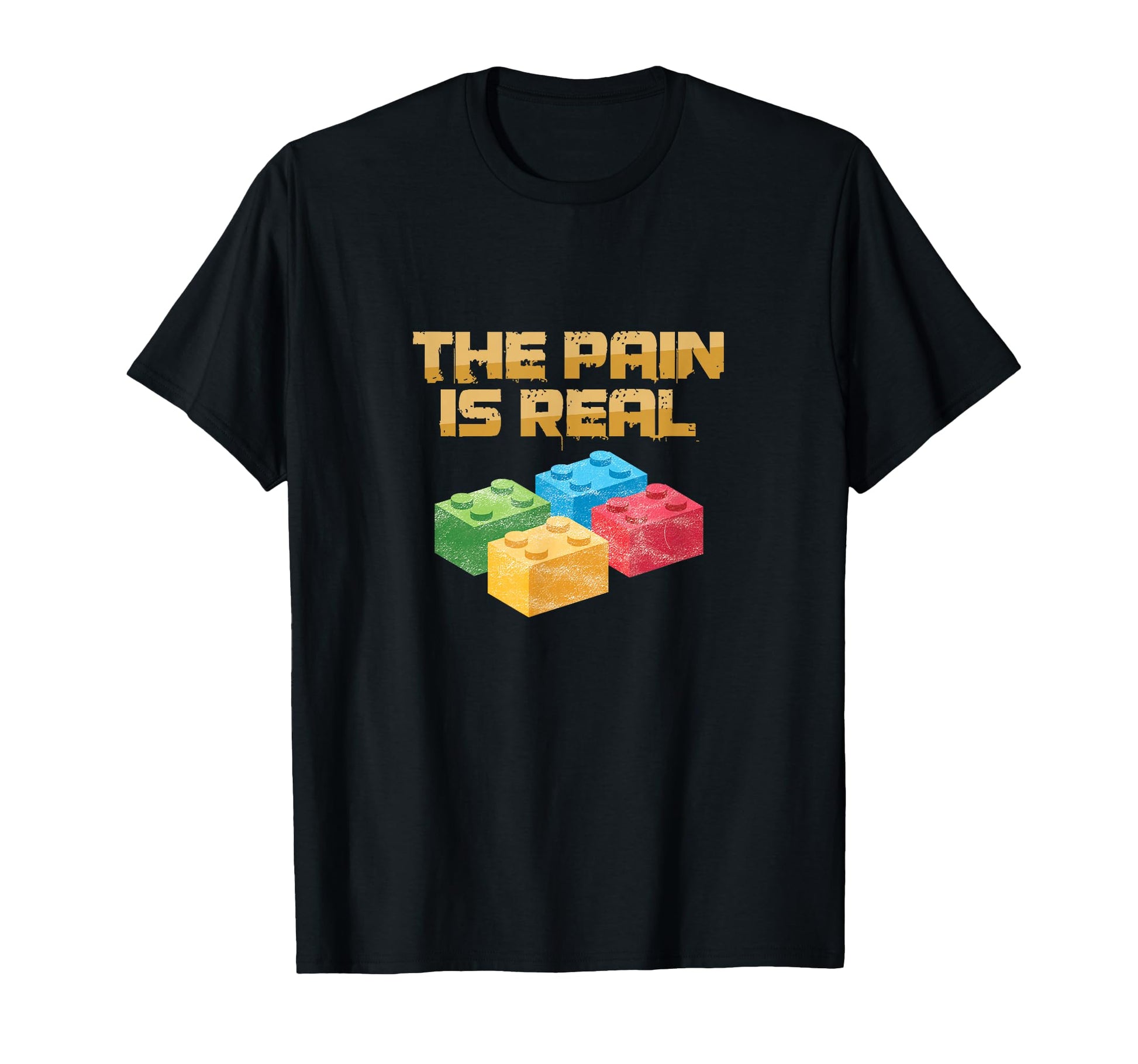Building Blocks Bricks Pain Builder T-Shirt - Unique Graphic for Adults - T-Shirt, Sweatshirt, Hoodie