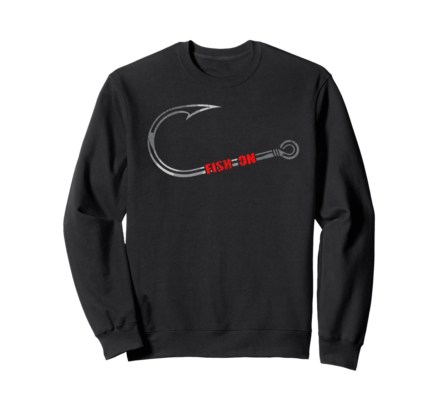 Fish Fishing Hook Fish Fun Sweatshirt - Aesthetic Graphic for Adults - T-Shirt, Sweatshirt, Hoodie