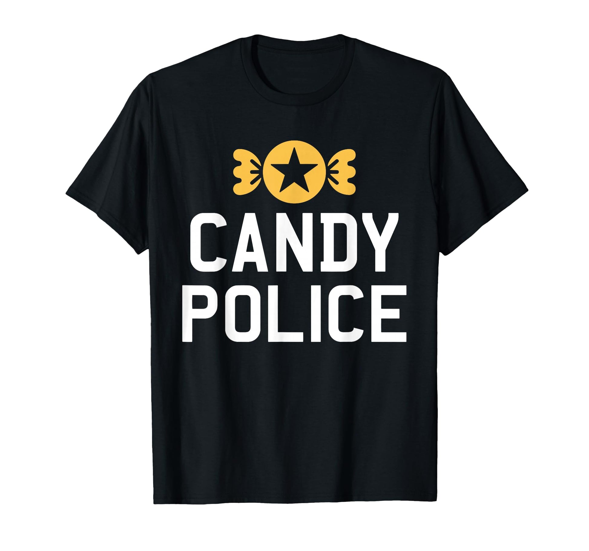 Candy Police Funny Halloween Costume T-Shirt - Unique Graphic for Adults - T-Shirt, Sweatshirt, Hoodie