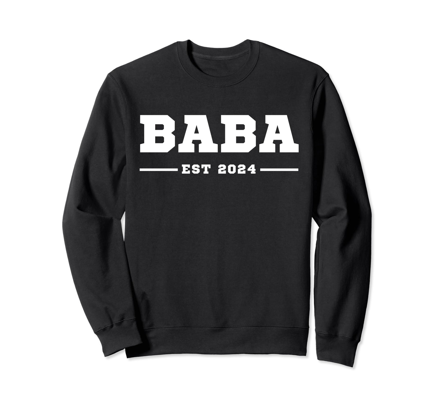 Funny Grandpa Soon To Be Baba Sweatshirt - Casual Everyday Wear for Adults - T-Shirt, Sweatshirt, Hoodie
