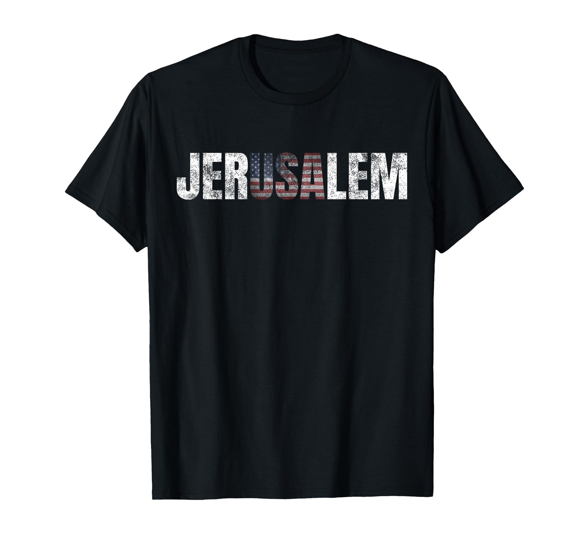 Distressed Jerusalem Jewish Israeli Gift T-Shirt - Streetwear Style Unisex - T-Shirt, Sweatshirt, Hoodie