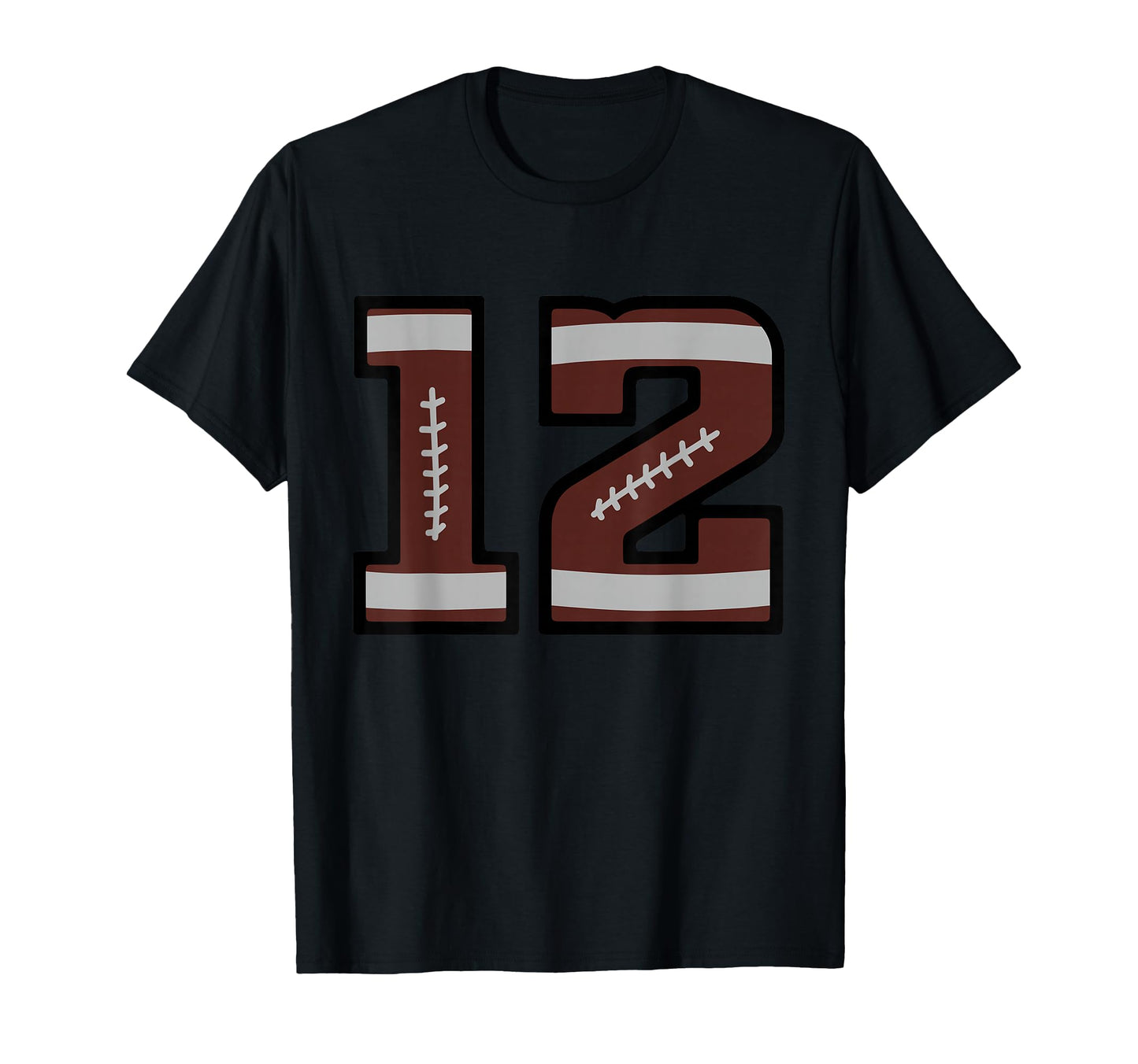 Football Number 12 T-Shirt - Aesthetic Graphic Men Women - T-Shirt, Sweatshirt, Hoodie