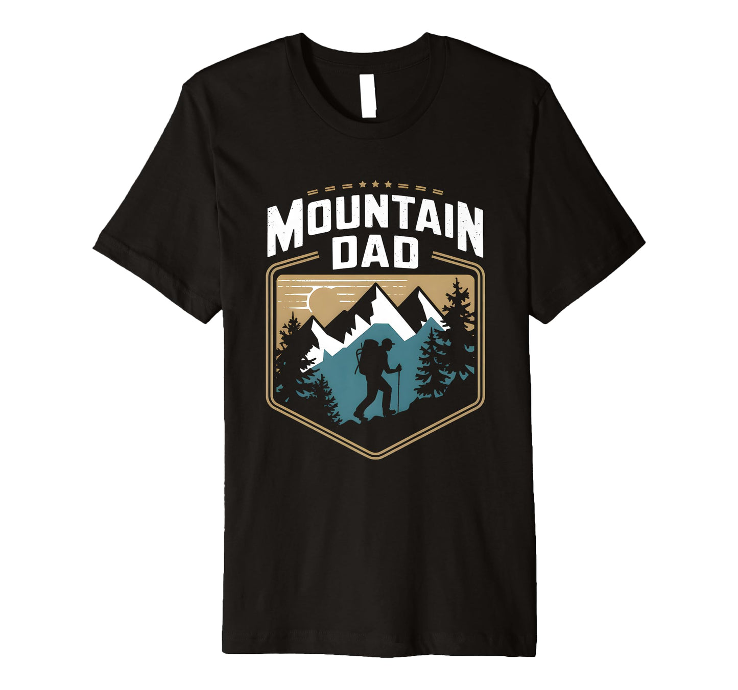 Hiking Mountain Dad Trailing Nature T-Shirt - Trendy Graphic for Adults - T-Shirt, Sweatshirt, Hoodie
